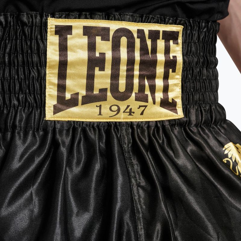 Pantaloncini da allenamento LEONE 1947 DNA Kick-Thai nero 6