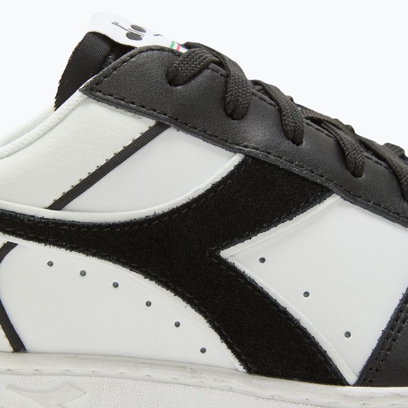 Scarpe Diadora Magic Basket Low Icona Leather nero/bianco 12