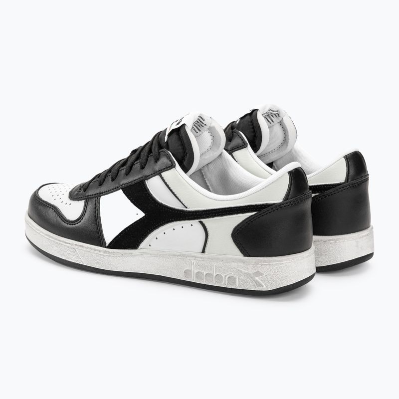 Scarpe Diadora Magic Basket Low Icona Leather nero/bianco 4