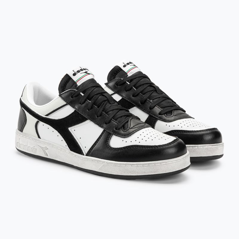 Scarpe Diadora Magic Basket Low Icona Leather nero/bianco 5