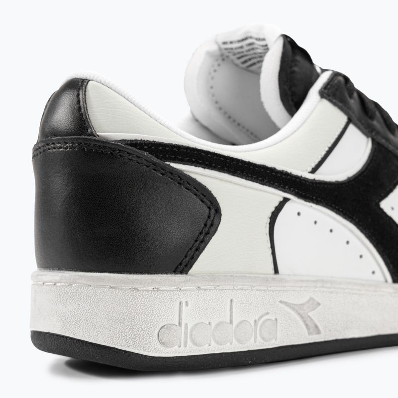 Scarpe Diadora Magic Basket Low Icona Leather nero/bianco 11