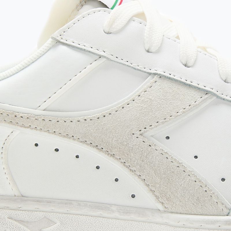 Diadora Magic Basket Low Icona Leather scarpe bianco/bianco 15