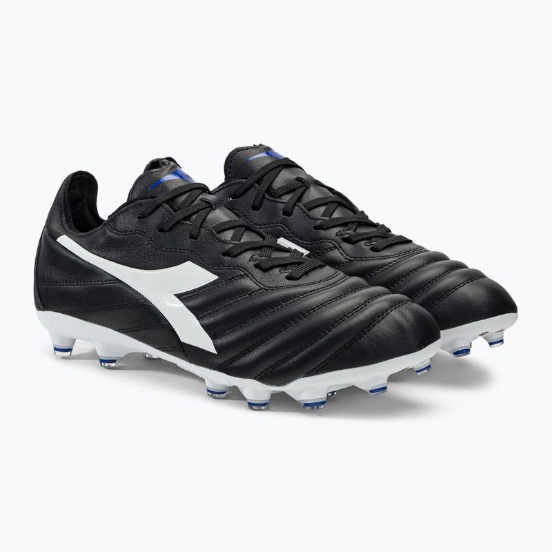 Scarpe da calcio Diadora Brasil Elite 2 LT LP12 uomo bianco e nero DD-101.179061-D0214-40 4