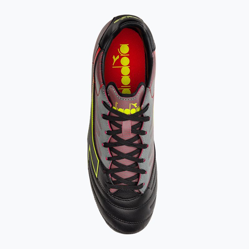 Scarpe da calcio Diadora Brasil Elite Veloce R LPU uomo nero e rosso DD-101.179181-D0136-39 6