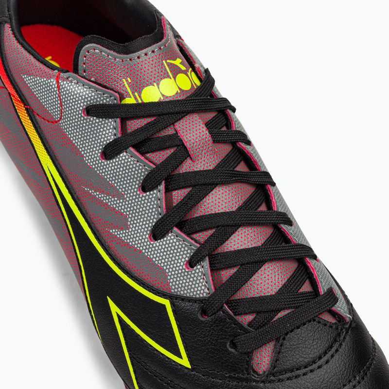 Scarpe da calcio Diadora Brasil Elite Veloce R LPU uomo nero e rosso DD-101.179181-D0136-39 8