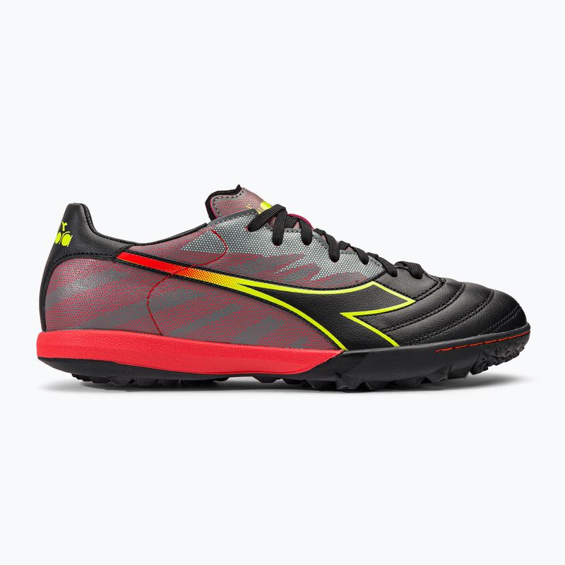 Scarpe da calcio Diadora Brasil Elite Veloce R TFR uomo nero e rosso DD-101.179182-D0136-40 2