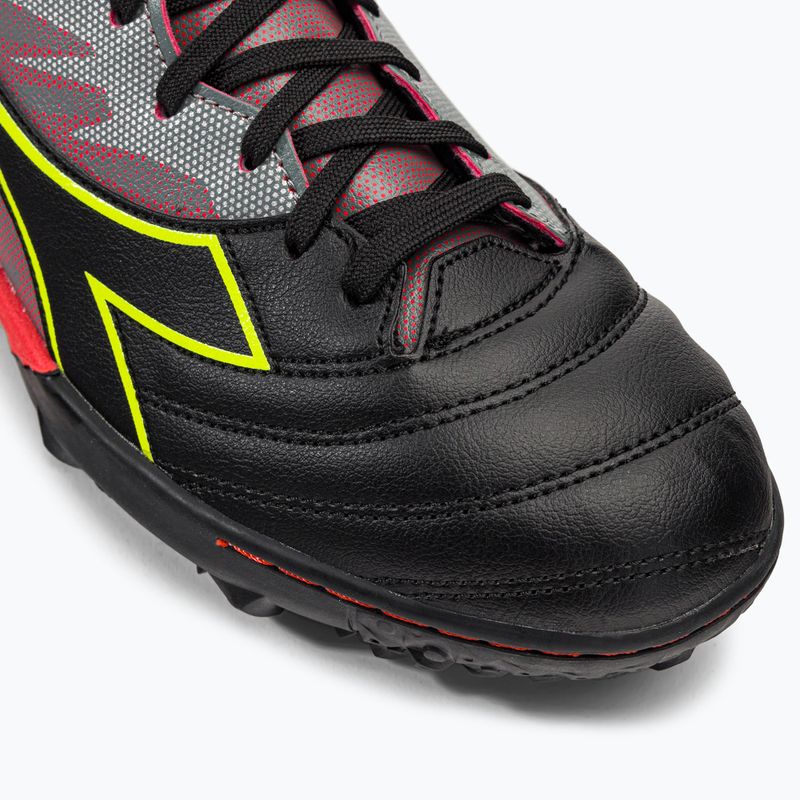 Scarpe da calcio Diadora Brasil Elite Veloce R TFR uomo nero e rosso DD-101.179182-D0136-40 7