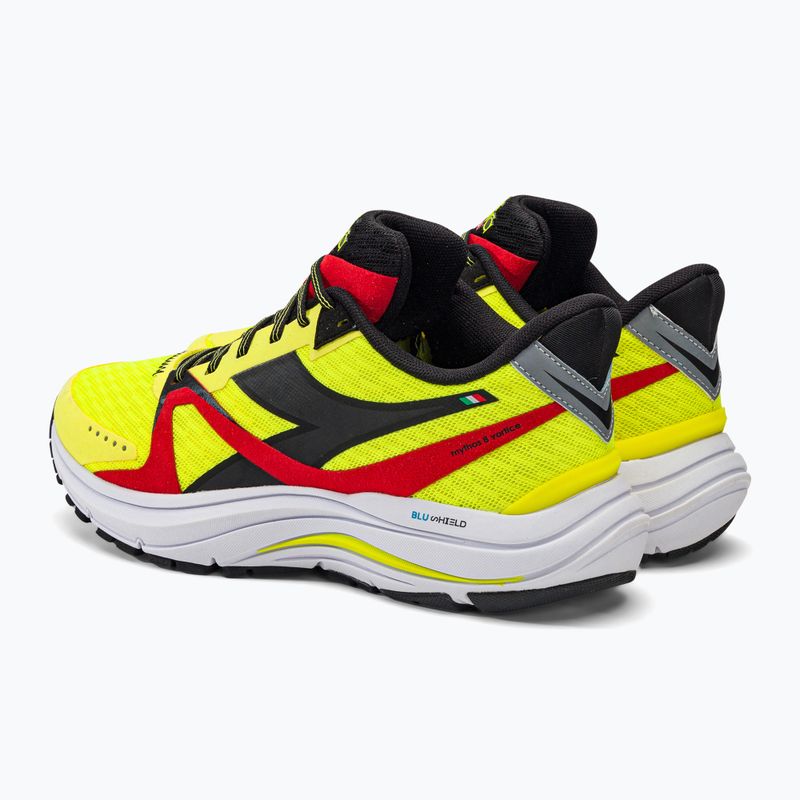Scarpe da corsa uomo Diadora Mythos Blushield 8 Vortice giallo DD-101.179087-D0273 4