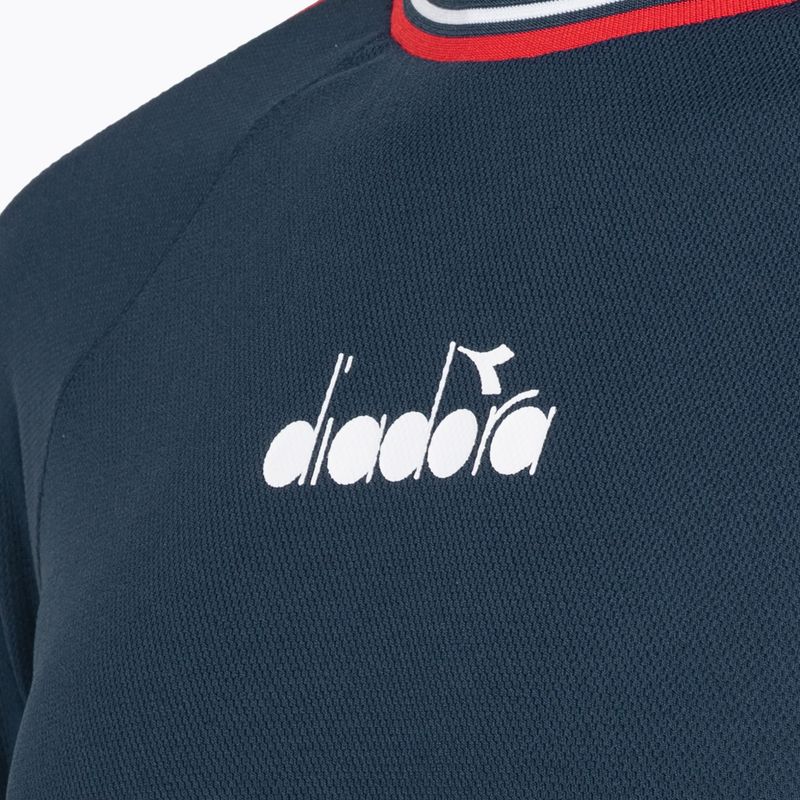 Maglietta Diadora Icon SS TS uomo blu corsaro 3