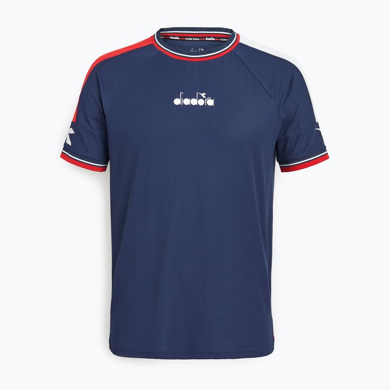 Maglietta Diadora Icon SS TS uomo blu corsaro 5