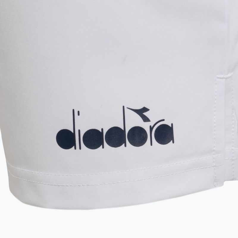 Diadora Core Bermuda uomo bianco ottico 3