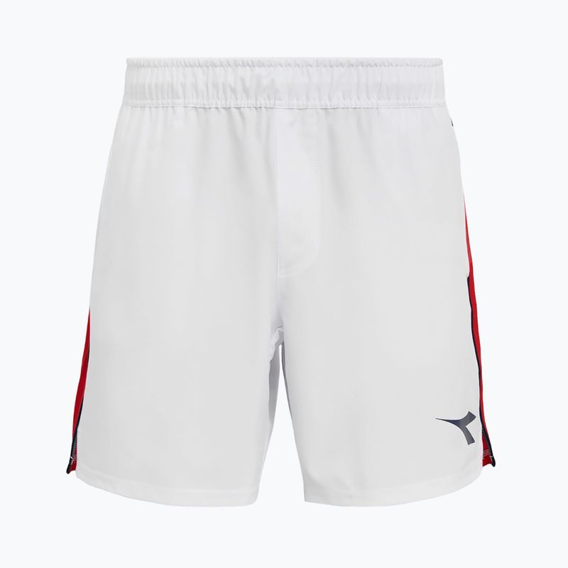 Pantaloncini da uomo Diadora Bermuda Icon bianco ottico 4