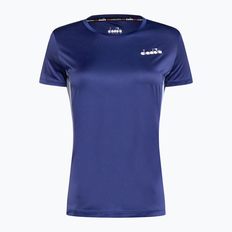 T-shirt Diadora SS TS donna con stampa blu