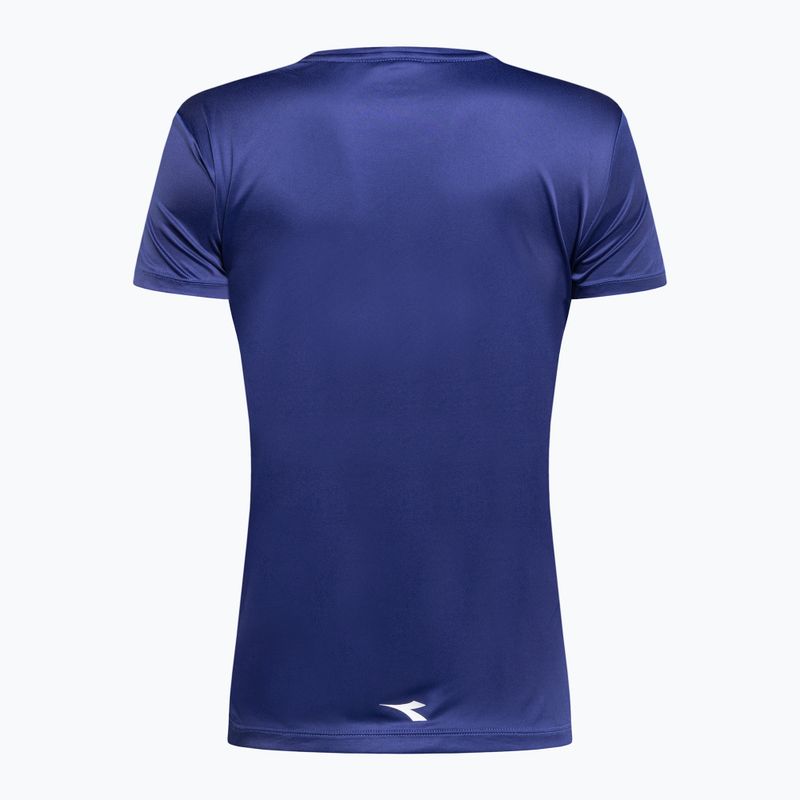 T-shirt Diadora SS TS donna con stampa blu 2