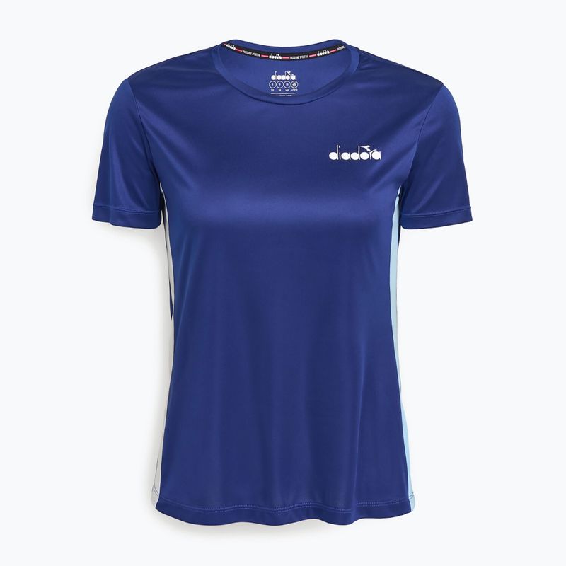 T-shirt Diadora SS TS donna con stampa blu 4