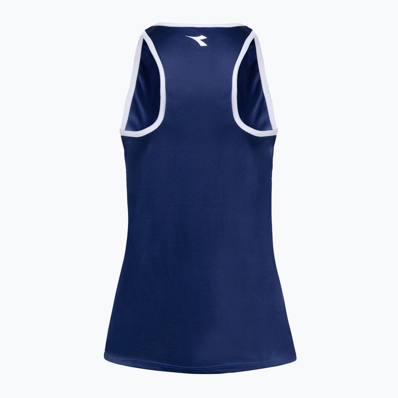 Canotta Diadora Core donna stampa blu 2