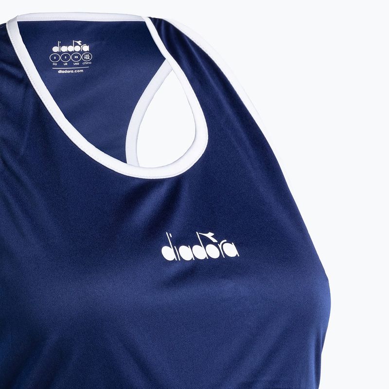 Canotta Diadora Core donna stampa blu 3