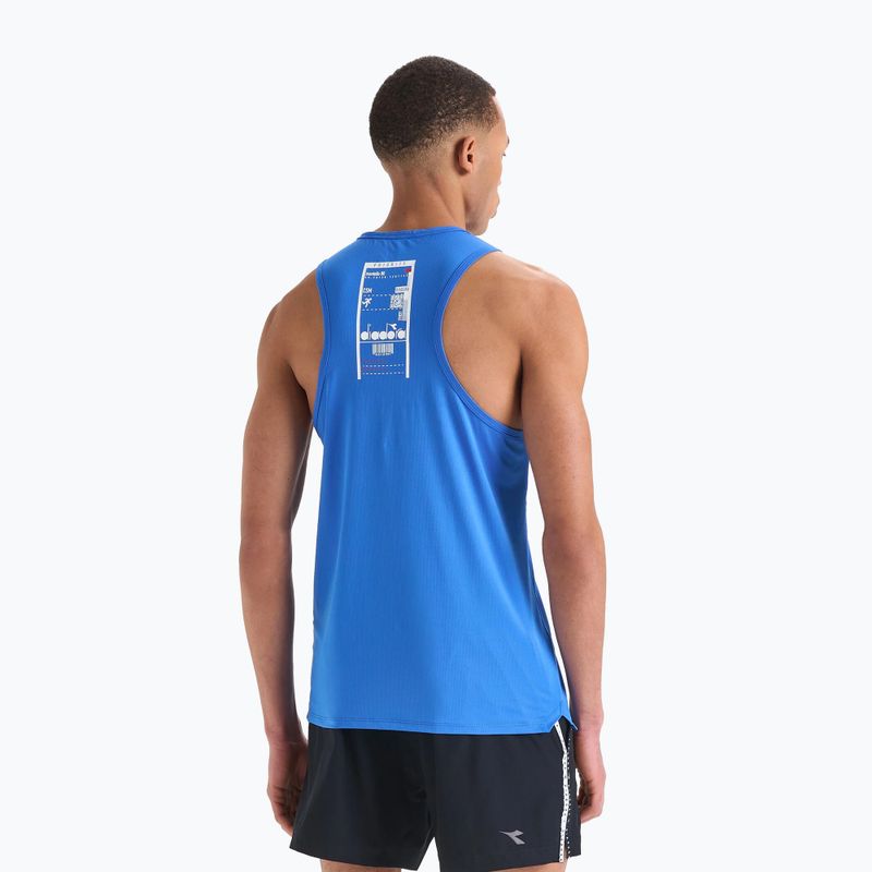 Canotta uomo Diadora Super Light Tank Be One sky blue fiordaliso 3