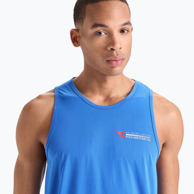 Canotta uomo Diadora Super Light Tank Be One sky blue fiordaliso 4