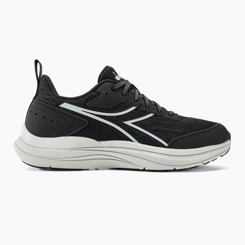 Scarpe da corsa donna Diadora Snipe nero/grigio ghiacciaio 2