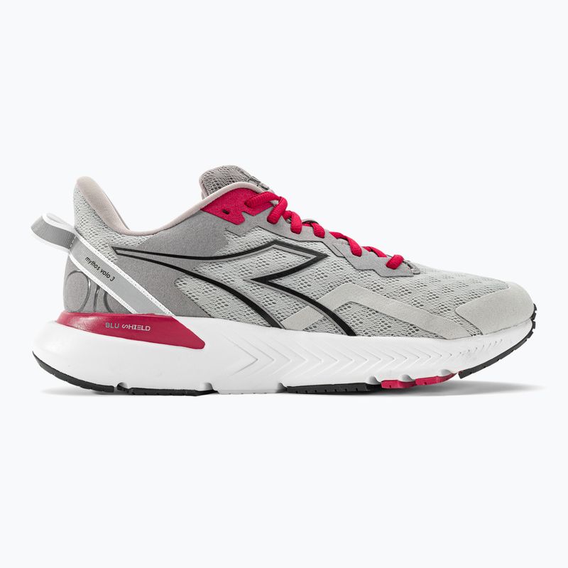Scarpe da corsa uomo Diadora Mythos Blushield Volo 3 argento dd/nero/lega 2