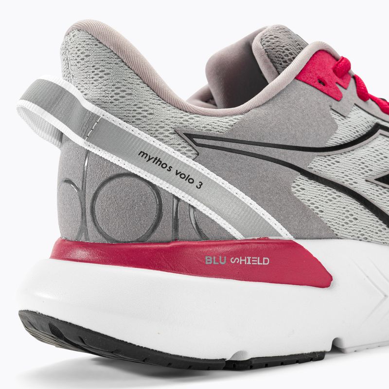 Scarpe da corsa uomo Diadora Mythos Blushield Volo 3 argento dd/nero/lega 9