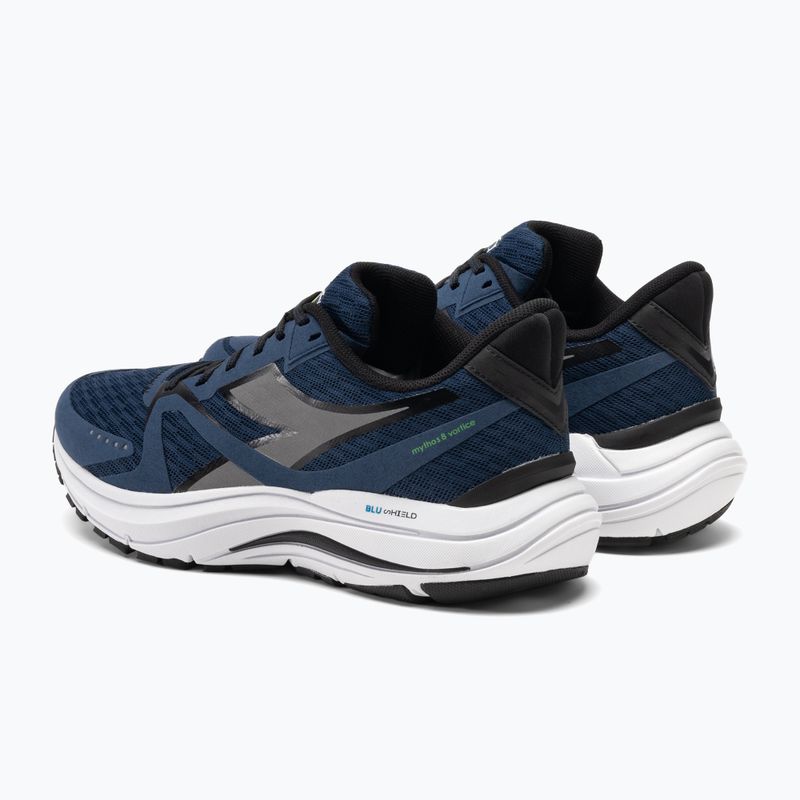 Scarpe da corsa uomo Diadora Mythos Blushield 8 Vortice blu opale/argento dd/bianco 3