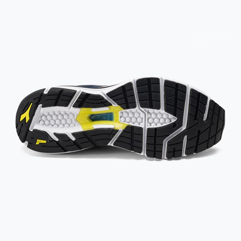 Scarpe da corsa uomo Diadora Mythos Blushield 8 Vortice blu opale/argento dd/bianco 5