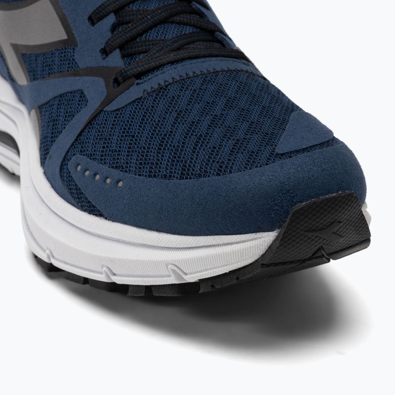 Scarpe da corsa uomo Diadora Mythos Blushield 8 Vortice blu opale/argento dd/bianco 7