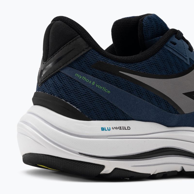 Scarpe da corsa uomo Diadora Mythos Blushield 8 Vortice blu opale/argento dd/bianco 9