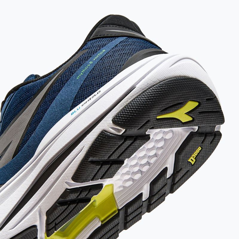 Scarpe da corsa uomo Diadora Mythos Blushield 8 Vortice blu opale/argento dd/bianco 16