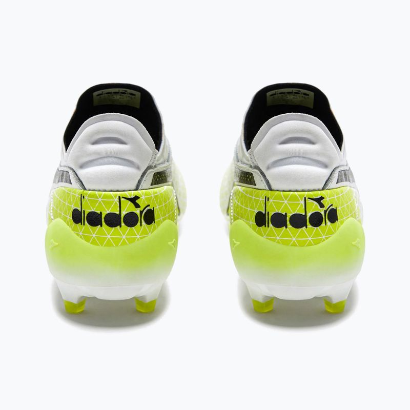 Scarpe da calcio Diadora Brasil Elite Tech GR LPX uomo bianco/nero/giallo fluo 12