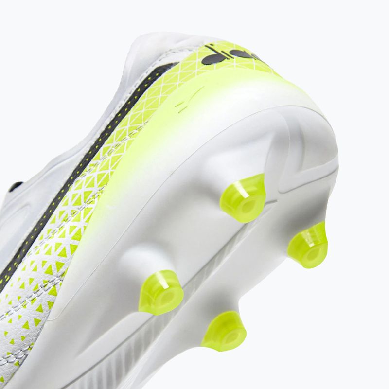 Scarpe da calcio Diadora Brasil Elite Tech GR LPX uomo bianco/nero/giallo fluo 16