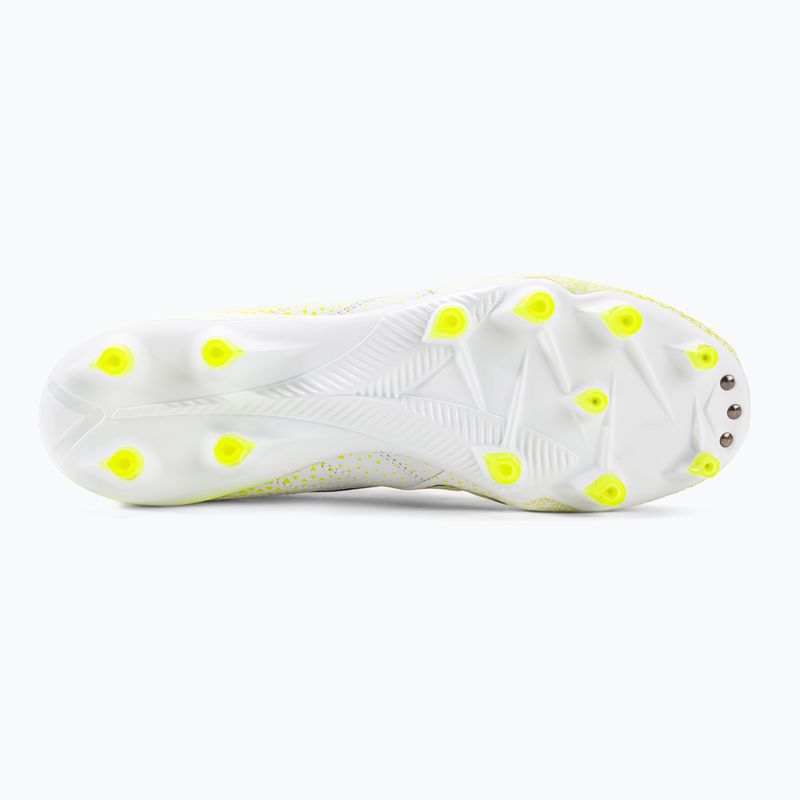 Scarpe da calcio Diadora Brasil Elite Tech GR LPX uomo bianco/nero/giallo fluo 5