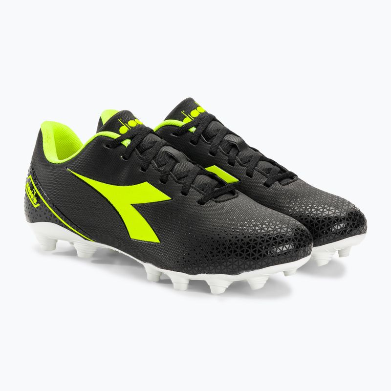 Scarpe da calcio Diadora Pichichi 6 MG14 uomo nero/giallo fi dd/bianco 4