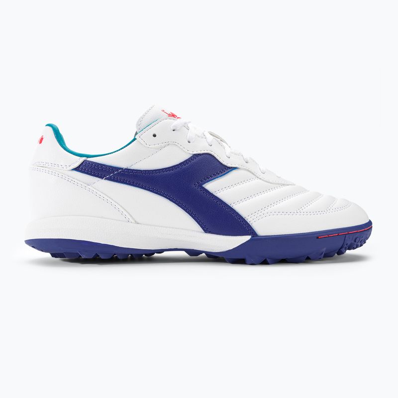 Scarpe da calcio da uomo Diadora Brasil 2 R TFR bianco/navy 2