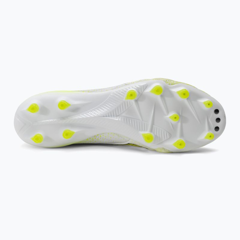 Scarpe da calcio Diadora Brasil Elite Tech GR ITA LPX uomo bianco/nero/giallo fluo 5