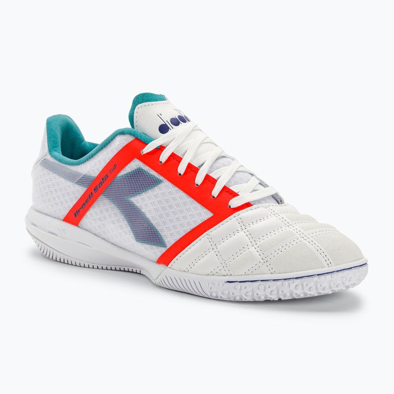 Scarpe da calcio uomo Diadora Brasil Sala Cup ID bianco/navy