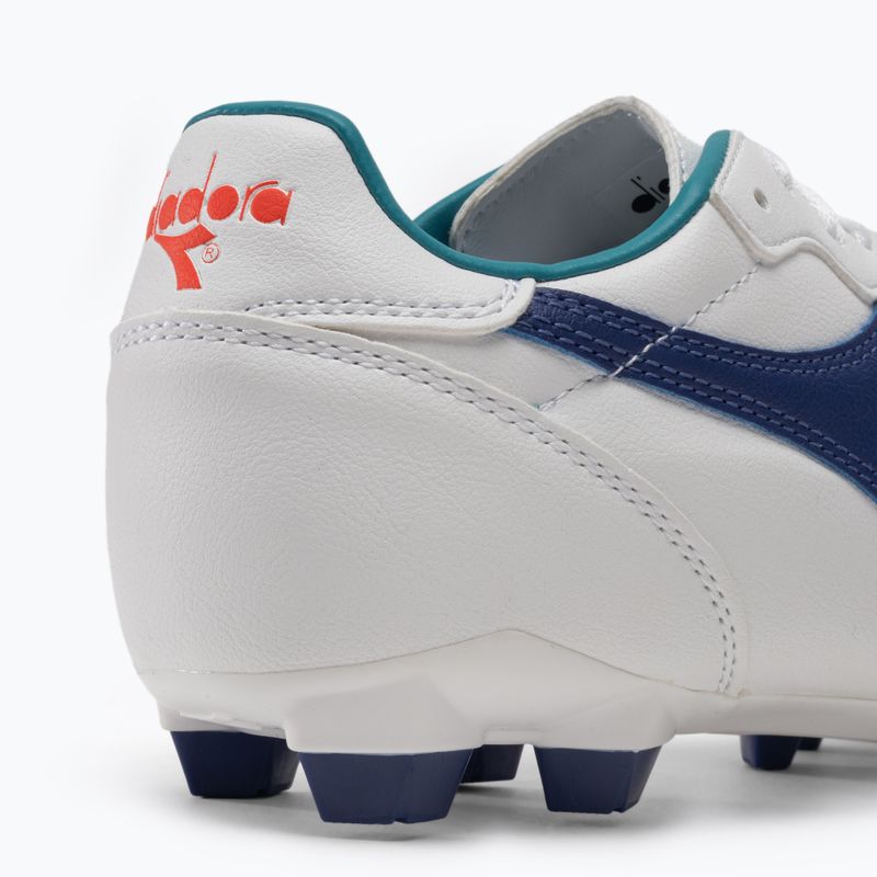 Scarpe da calcio per bambini Diadora Brasil 2 R LPU JR bianco/navy 9