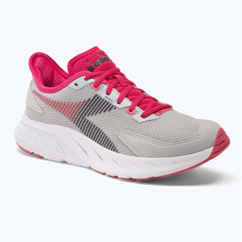 Scarpe da corsa donna Diadora Passo 3 silver dd/blk/rubine red c