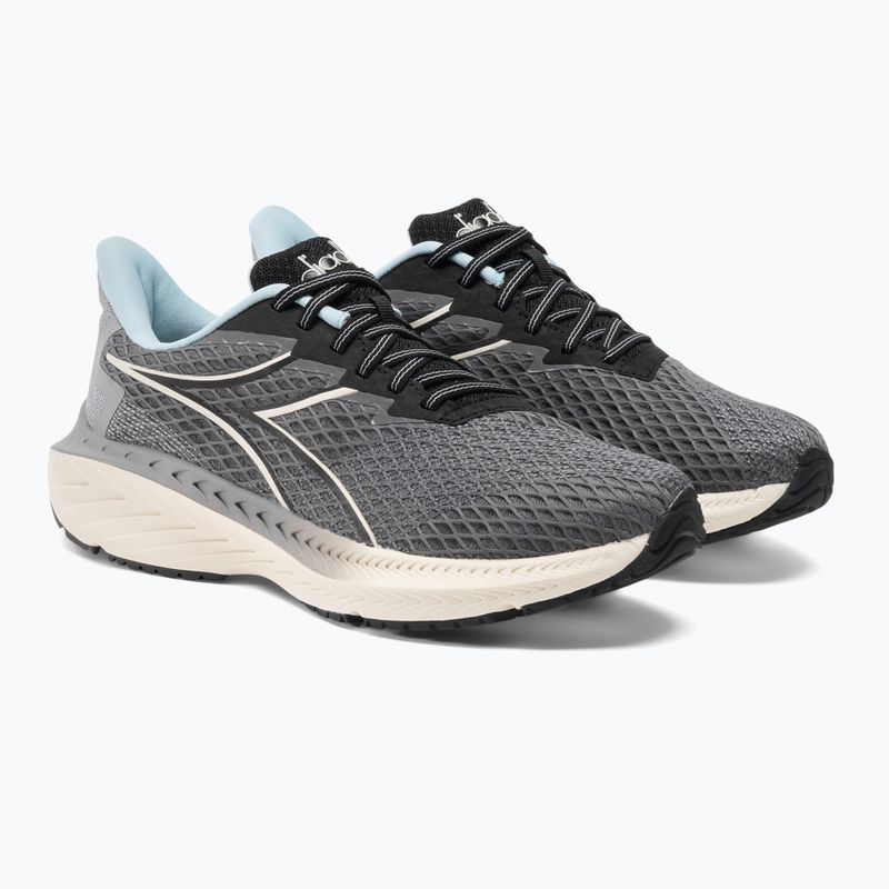 Scarpe da corsa Diadora Strada steel uomo grigio/nero 5