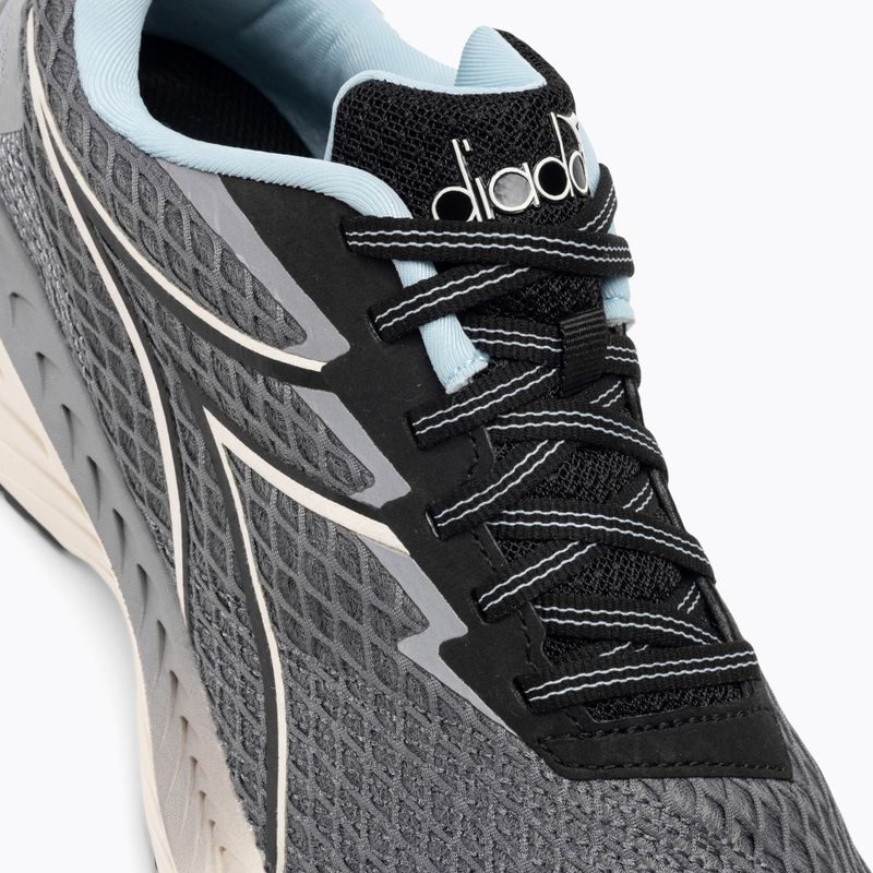 Scarpe da corsa Diadora Strada steel uomo grigio/nero 9