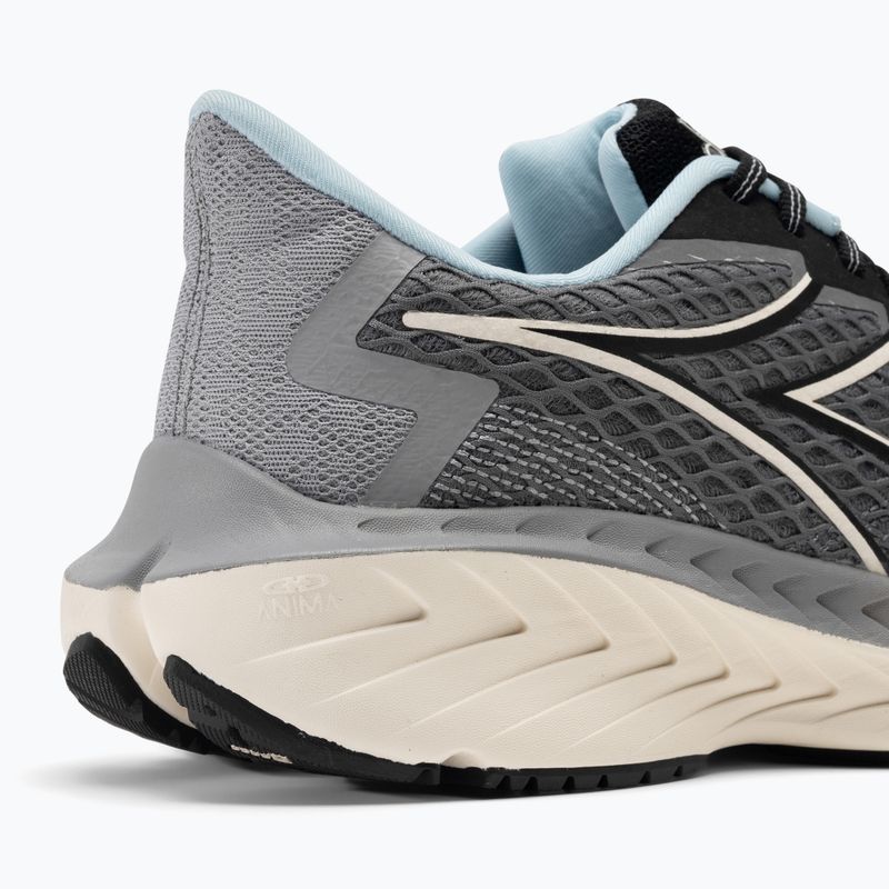 Scarpe da corsa Diadora Strada steel uomo grigio/nero 10