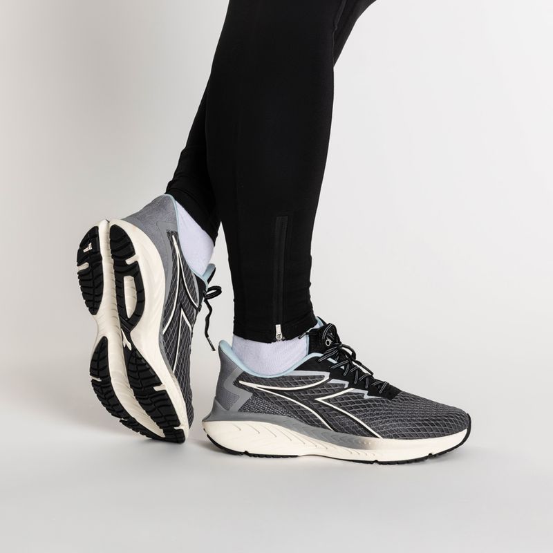 Scarpe da corsa Diadora Strada steel uomo grigio/nero 2