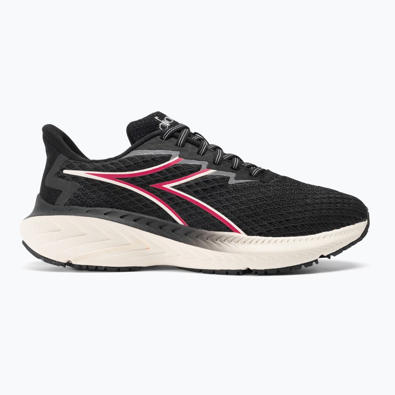 Scarpe da corsa da donna Diadora Strada nero/bianco smeraldo 2