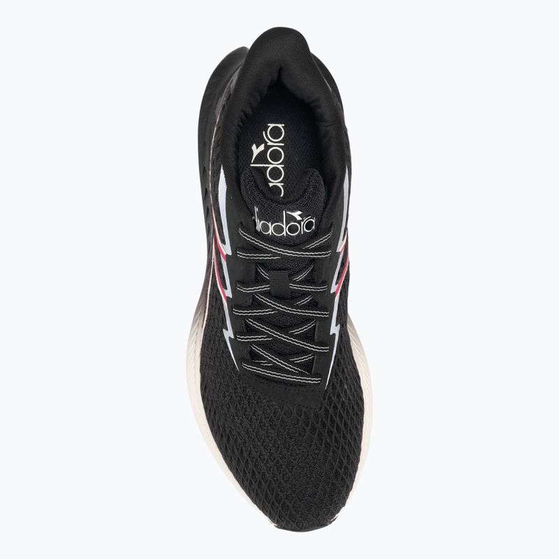 Scarpe da corsa da donna Diadora Strada nero/bianco smeraldo 6