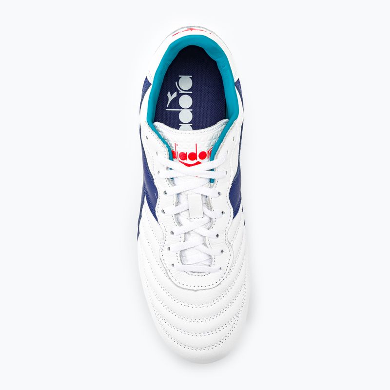 Scarpe da calcio da uomo Diadora Brasil GR LT+ MDPU bianco/navy 6