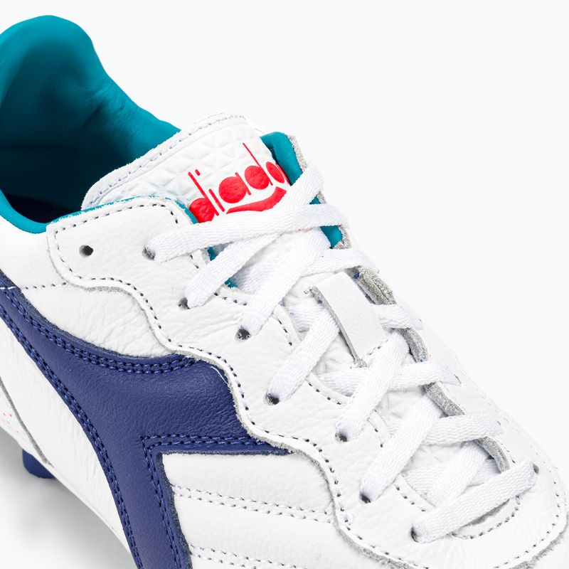 Scarpe da calcio da uomo Diadora Brasil GR LT+ MDPU bianco/navy 8