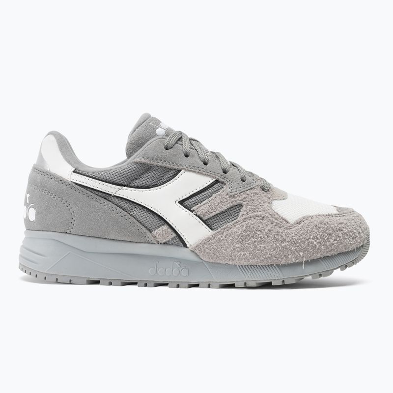 Scarpe Diadora N902 Hairy Suede grigio melange 2