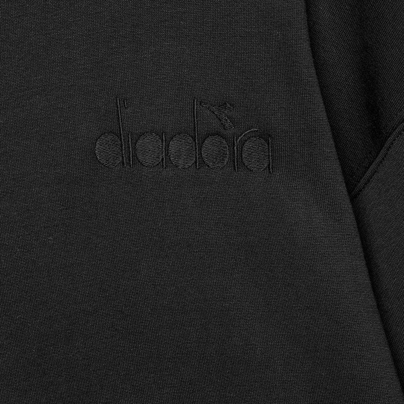 Diadora Felpa con cappuccio Athletic Logo nero 4